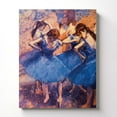 thumbnail image 4 of Ballerina Wall Art, Dance Wall Art, Dancers in Blue Canvas Print by Degas, Degas Wall Art, Women Wall Art Canvas, Ready To Hang for Living Room Home Wall Decor 11x14, 4 of 7