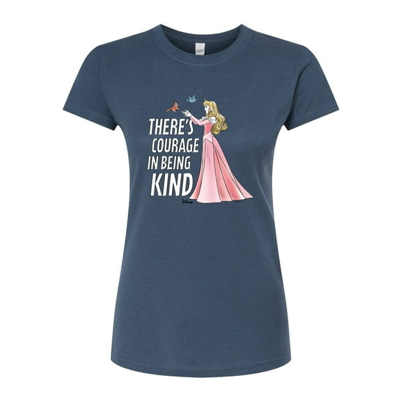 Disney - Courage In Being Kind - Juniors Fitted Graphic T-Shirt