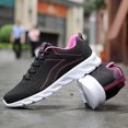 thumbnail image 6 of Women's Lightweight Walking Sneakers Casual Lace Up Flats Tennis Athletic Running Fashion Sport Shoes for Girls, 6 of 13
