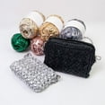 thumbnail image 6 of WINDLAND 43.74yd Metallic Tshirt Yarn Fabric Cloth Knitting Yarn for Handmade Bag Purse, 6 of 20