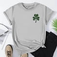 thumbnail image 3 of Posijego Womens St Patricks Day Shirts Clover Graphic T-Shirts Summer Casual Short Sleeve Pullover Tee Tops for Women, 3 of 5
