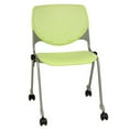 thumbnail image 7 of KFI Studios KOOL Armless Stacking Chair with Casters, Light, 7 of 7