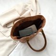 thumbnail image 2 of Bolso de verano para mujer de playa tejido informal moda para vacaciones (marrón), 2 of 8