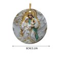 thumbnail image 3 of Nmdmisc Christmas Holy Relief Sculpture Style Ornament,Acrylic 2D Jesus Nativity Decorative Hanging Decoration,Christmas 2D Hanging Decoration for Christmas Party Scene Layout,3.15", 3 of 6
