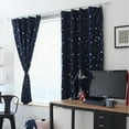 thumbnail image 2 of EGNMCR Rideaux, Rideaux pour Chambre Ciel Rideau Tulle Fenêtre Voile Draperie Cantonnière 1 Panneau Tissu Rideau, 2 of 2