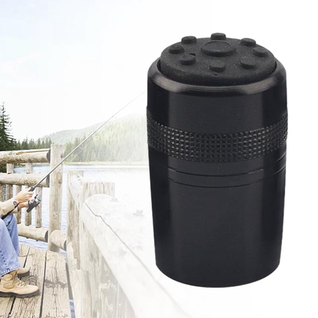 Tapa para caña de pescar, tapa para extremo de caña de pescar, tapa protectora de repuesto de aleación de aluminio para reparación de edificios Negro 285 mm. shamjiam tapa del extremo de la caña de pescar