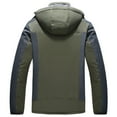 thumbnail image 2 of HOW'ON Men's Winter Coat Snow Jacket Windproof Waterproof Ski Jackets Army Green XL, 2 of 6