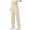 Apricot (Straight), variant on Womens Comfys Fit Stretch Active Pants, Stretchy Quick Drying Athletic Ladies Pants for Women