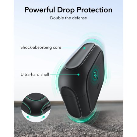 ESR AirPods 第4世代 AirPods Pro3/2 ケース カバー MagSafe対応 AirPods Pro 第3世代/第2世代/第1世代 HaloLock付き 強力な落下防止