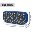 thumbnail image 3 of Uemuo Space Printed Pencil Pen Case, Portable Pencil Pouch with Zipper, Compact Stationery Bag Makeup Bag, Pencil Bag for Home Office, 3 of 9