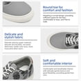 thumbnail image 3 of Adult Platform Canvas Shoes Fashion Men’s Sneakers Classic Non-Slip Low Top Shoes Comfortable Casual Sneakers, 3 of 4