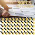 thumbnail image 2 of MesaSe 50PCS Tile Leveling System Kits Tile Spacers Reusable Floor Leveling Compounds Adjustable Fits 8-12mm Tiles T-Pin Tile Leveler Easy for Wall Floor Installation, 2 of 8