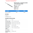 thumbnail image 2 of Right Hood Strut - Compatible with 2006 - 2011 Audi A6 Base Sedan 2007 2008 2009 2010, 2 of 2
