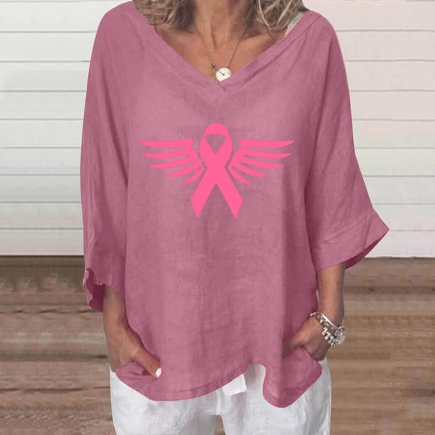 Ichuanyi liquidación de moda femenina de verano en v-neck 3/4 manga estampada de camiseta casual de camiseta ICHUANYI WER202308241775