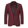thumbnail image 5 of Mens Slim Fit 2 Piece Tuxedo Suit Jacket and Pants, 5 of 7