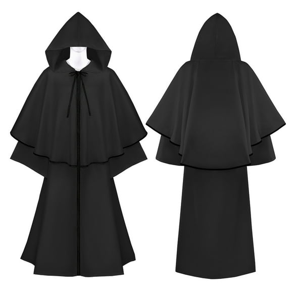 Fanxing Unisex Hooded Cape Cloak for Men and Women Maxi Capes Cloaks Cosplay Costumes S,M,L,XL,XXL