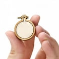 thumbnail image 7 of XIBUFE Stitch Frame Embroidery Hoop Diy Decoration Fixed Frame Gifts Hand Mini Ornaments Round Tools Wooden 10Pcs Set, 7 of 7