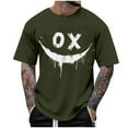 thumbnail image 2 of Men's Graphic Tees Printed Casual Summer Tee Tops Short Sleeve T-Shirts Fashion Tees, 2 of 7