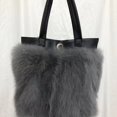 thumbnail image 3 of Bolso de mano vintage de piel sintética con asa superior pequeña para mujer, bolso de felpa, elegante bolso de mano peludo, bolso cruzado de piel sintética, bolso de mujer, 3 of 5