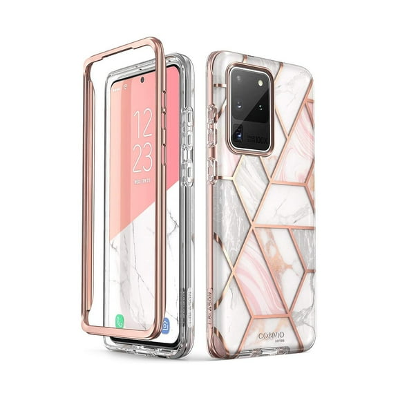 i-Blason Cosmo Series White Marble Case for Galaxy S20 Ultra (S20UL-COSM-MAR)
