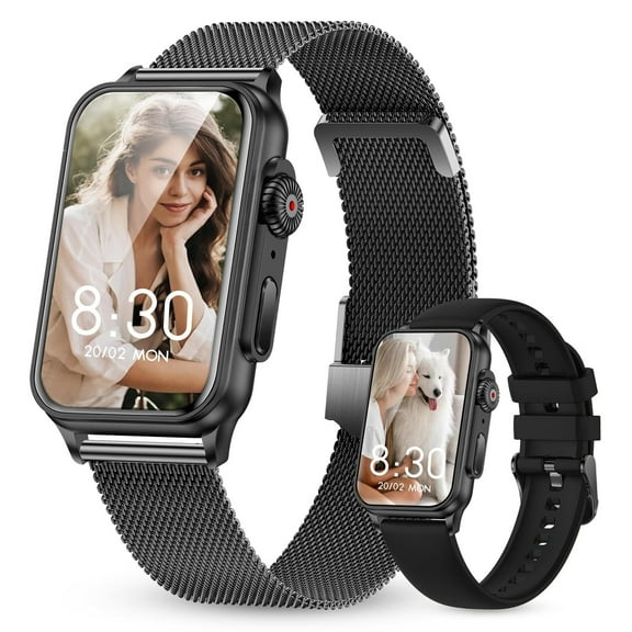 Smart Watch,1.57" HD Fitness Tracker Smart Watch with Weather Forecast/Step Counter/Answer/Make Calls/120 Sports Modes, IP68 Waterproof, Fitness Tracker for Women Men, Compatible Android and iPhone