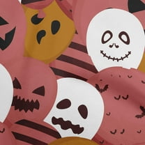 oneOone Viscose Chiffon Pink Fabric Halloween Diy Clothing Quilting Fabric Print Fabric By Yard 42 Inch Wide