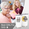 thumbnail image 3 of Gigi Gifts for Grandma, Best Gigi Ever Gifts, Gifts for Gigi from Grandkids, Cute Gigi Gifts for Her, Gigi Birthday Gifts, Funny Gigi Gifts Ideas, Gigi Gifts for Women 20 oz Tumbler, 3 of 6