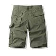 thumbnail image 4 of Mens Gray Cargo Shorts, Rugged Multi - Pockets, Durable, Summer Hiking & Adventures, 4 of 6