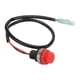 thumbnail image 5 of Interruptor de apagado del motor de emergencia redondo rojo sin llave universal fuera de borda botón de arranque y parada resistente al agua cable de 1772 pulgadas para Higoodz Otros, 5 of 8