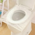 thumbnail image 6 of Disposable Plastic Toilet Seat Covers, Sanitary & Non-Slip Waterproof Travel Potty Protector Mat, Pack for Public Restrooms, Hotels, Airports, Office, Camping, Home Use, Portable Hygiene Essentials, 6 of 9