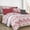 Red, variant on Elegant Comfort Reversible 10-Piece Comforter Set, Tie-Dye Print, Decorative Pillow and Fitted Sheet with Smart Pockets, Soft, Plush, Lightweight Material, 10pc Tie-Dye Set, King, Burgundy
