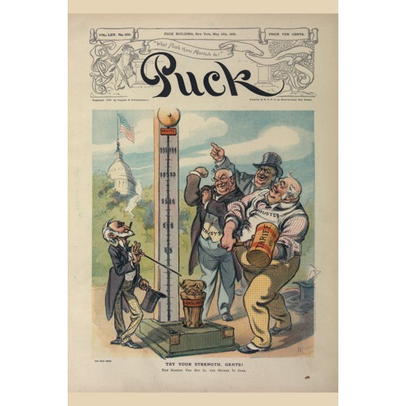 Print: Try Your Strength, Gents!, 1909