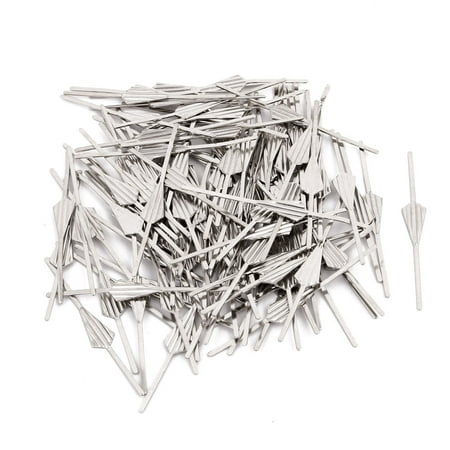Unique Bargains 100Pcs Chromium Tone 45mm Long Chandelier Connector Clip for Fastening Crystal