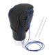 thumbnail image 1 of Cubierta de pomo de cambio de marcha Unique Bargains para Toyota CH-R 2018-2022, antideslizante, negro azul, protector de mango de cambio de cuero sintético 1 Pc, 1 of 1