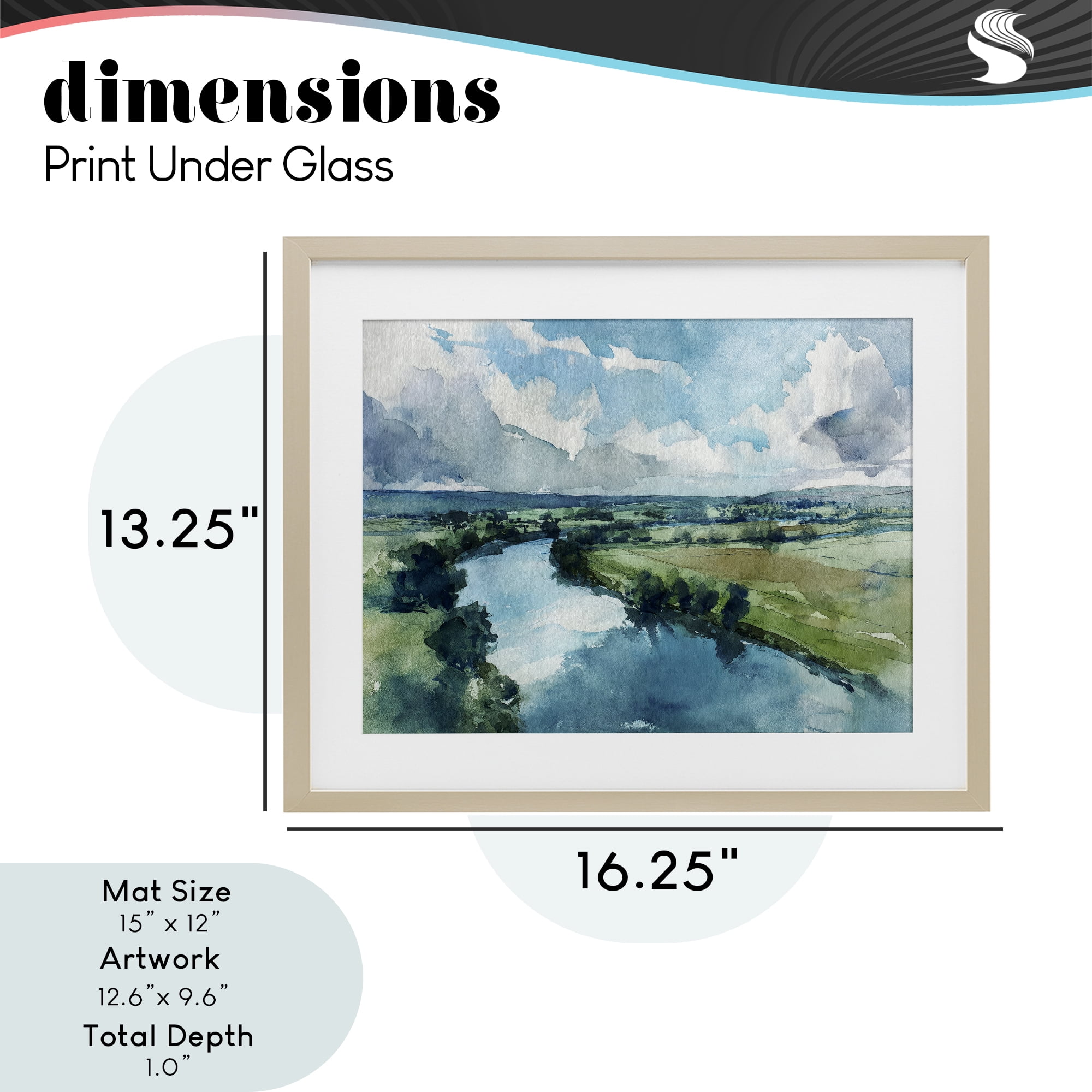 Stupell Industries In The Wild Flow Birch Framed Print Under Glass, design by Svetlana Aleynikova