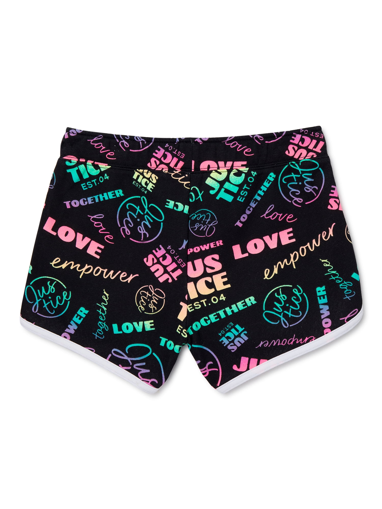 Justice Girls Printed Dolphin Shorts, Sizes 4-18 & Plus