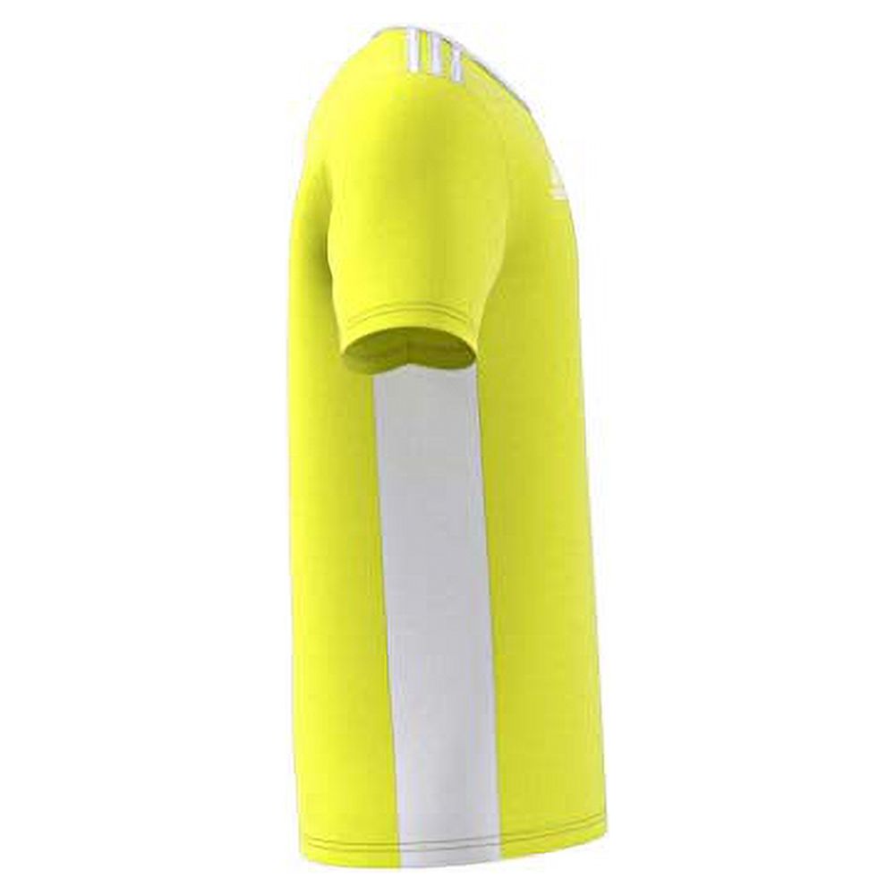 adidas Men's Entrada 18 AEROREADY Primegreen Regular Fit Soccer Short Sleeve Jersey, Solar Yellow/White, XX-Large - image 2 of 2