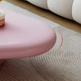 thumbnail image 3 of ENSHUI 48.5" Cloud Coffee Table,Unique Modern Coffee Table with 4 Legs for Living Room, Easy Assembly, Pink, 3 of 13