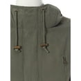 thumbnail image 5 of MixMatchy Women's Faux Suede Lightweight Anorak Utility Hoodie Jacket, 5 of 6