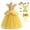 Dress+Accessories, variant on Belle Princess Dress w/Hair Clip for Girls Halloween Fancy-Dress Costume