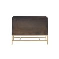 thumbnail image 2 of Accent Cabinet, Solid Wood Storage Cabinet with Doors, Modern 2-Shelf Accent Chest, Living Room & Entryway Furniture, 2 of 8