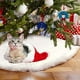 thumbnail image 5 of Falda para árbol de Navidad XoYo piel sintética blanca 122 cm, 5 of 6