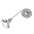 thumbnail image 1 of Unique Bargains Ceiling Fan Pull Chain Decorative Crystal Chain Extension Diamond Pendant Clear, 1 of 6