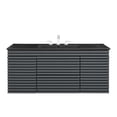 thumbnail image 5 of Modway Render 48" Wall-Mount Bathroom Vanity in Gray Black, 5 of 10