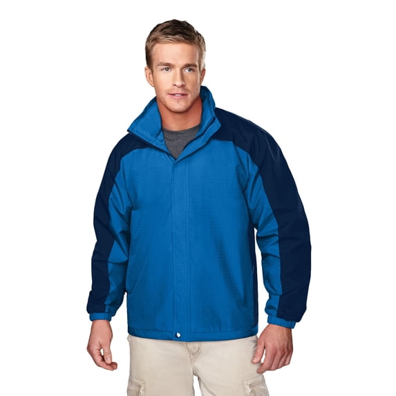 Tri-Mountain Meridian 2100 ripstop nylon jacket, 5X-Large, Imperial Blue/Navy
