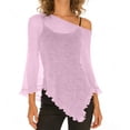 thumbnail image 2 of APEXFWDT Womens Off Shoulder Sheer Cover Ups Lightweight Mesh Shrug Summer Trendy Poncho Tops, 2 of 6