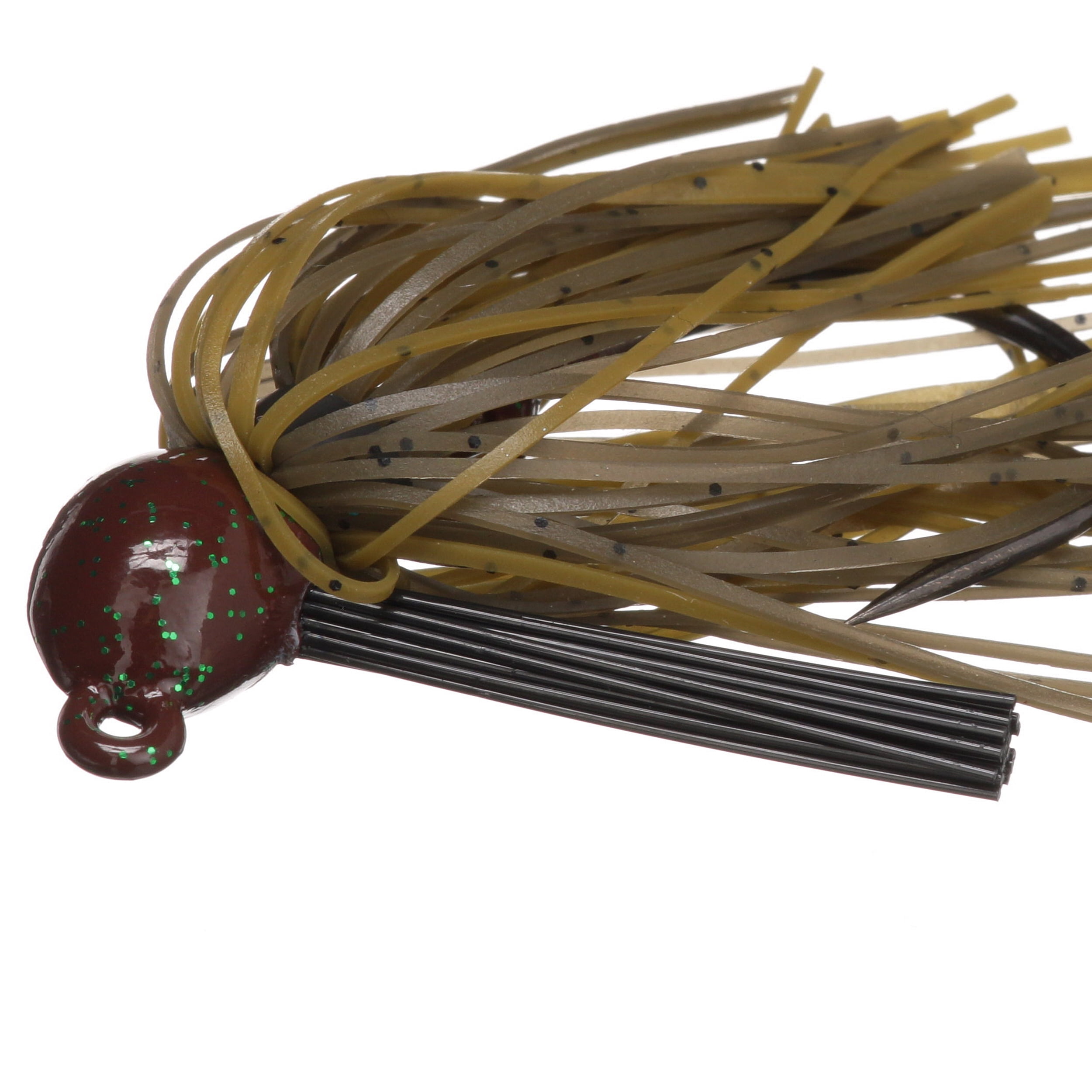 (3 pack) Strike King Bitsy Flip Jig 1/4oz Green Crawfish Bass Jig
