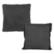 thumbnail image 1 of Set de 2 Cojines (1 Cuadrado + 1 Cuadrado Grande) Gris Carbon, 1 of 7