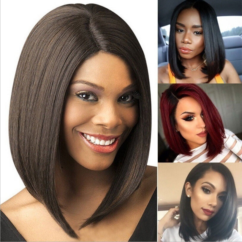 1pcs Women´s Wig Shoulder Hair Smooth Black Red Brown Office Lady Wig |  Walmart Canada