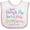 White and Pink, variant on Inktastic Funny Shakespeare Quote Boys or Girls Baby Bib